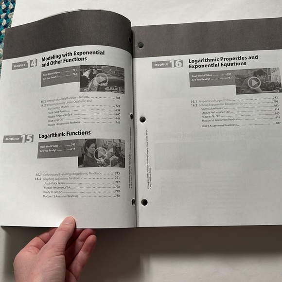 Houghton Mifflin Harcourt Algebra 2 Volume 1 - Picture 10 of 13